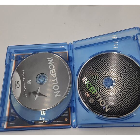 Inception 2010 Digital Copy Bluray Disc DVD Leonardo Dicaprio PG13 148 Minutes - Picture 5 of 8